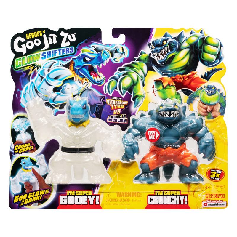 Toy Heroes of Goo Jit Zu Glow Shifters Versus - Pacote 42620